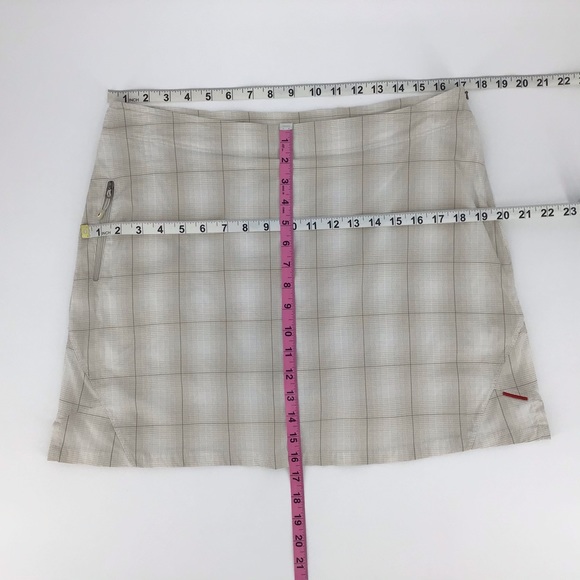 Avia Woven Plaid Skort, Large - Picture 9 of 12